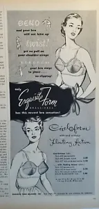 1952 Exquisite form Circloform women's bra Bend twist stretch fashion ad - Picture 1 of 1