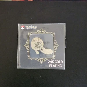 Poliwag 24k Gold Plated Sticker Korean Striking Candy Pokemon NM - Picture 1 of 2