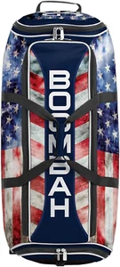 Borsa per pipistrelli Brute Rolling 2,0-35" X 15" X 12-1/2" - Old Glory Navy/Rosso/Bianco - Contiene - Foto 1 di 5