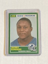 1989 Score Barry Sanders Rookie Card #257 Lions Nice