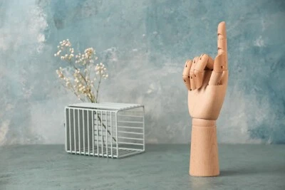 Holz Künstler Handschaufensterpuppe verstellbares Modell Zeichnung Gemälde 18-30cm - Bild 1 von 4