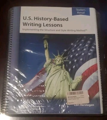 U. S. History-Based Writing Lessons Teacher's Manual & Student Book NEW & SEALED - Image 1 of 4