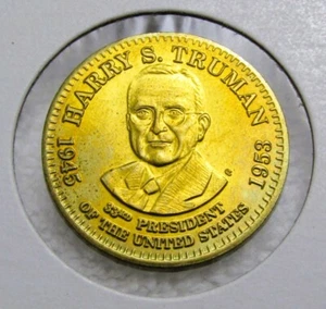 Harry S. Truman 33rd President of The United States of America Token 32mm 10.1g - Picture 1 of 4