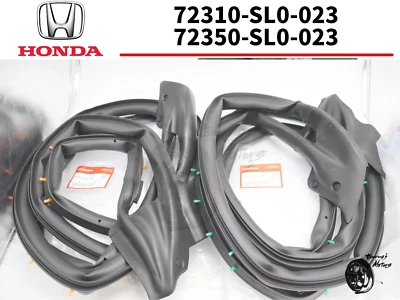 HONDA Genuine ACURA NSX NA1 NA2 OEM Door Lower Weatherstrip Rubber Rh & Lh SET - Image 1 of 4