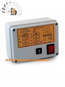 AVVIATORE DIRETTO MONOFASE PER ELETTROPOMPA INTERRUTTORE CONDENSATORE TERMICO - Foto 1 di 1