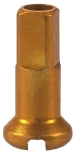 DT Swiss Standard Spoke Nipples - Aluminum, 2.0 x 12mm, Gold, Box of 100 - Picture 1 of 1