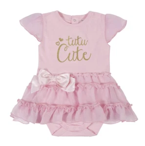 Gerber Baby Girl Pink Tutu Cute Bodysuit w/ Tutu NWT 3-6 6-9 Months - Picture 1 of 1