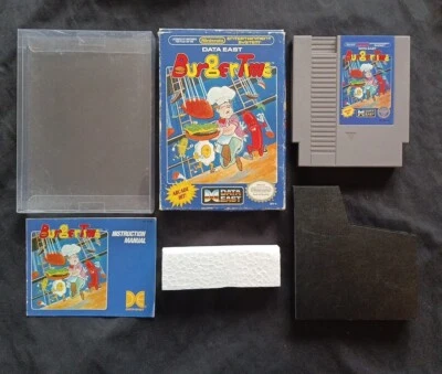 Burgertime Original 5 Screw NES Nintendo CIB Complete W/Manual! - Image 1 of 4