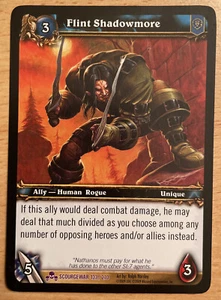 Flint Shadowmore World Of Warcraft Scourgewar 133/270 WoW TCG LP/NM - Picture 1 of 2
