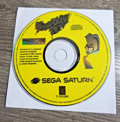 BrainDead 13 (Sega Saturn, 1996) Disc Only Authentic TESTED - Image 1 of 2