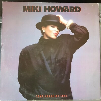 Miki Howard - Come Share My Love - 1986 LP record near mint, cover VG - Image 1 of 3