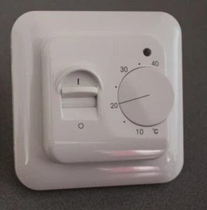 Raumheizungsthermostat Unterputz Thermostat mit Schalter - Bild 1 von 1