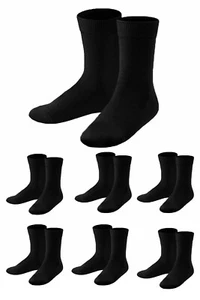 Back to School Boys Classic Ankle Cotton School Socks Multipacks - Picture 1 of 7