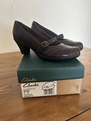 Salto baguete feminino Clark’s tamanho 8 89394  - Imagem 1 de 4