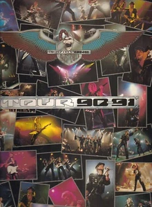 SCORPIONS 90-91 CRAZY WORLD TOUR PROGRAMME 1990/1991 - Foto 1 di 2