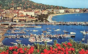 Cannes France Le Port de Plaisance Aerial View 1964 Postcard - Picture 1 of 2