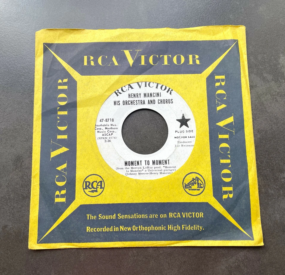 7" Henry Mancini - Moment To Moment - US RCA Promo - Bild 1 von 1