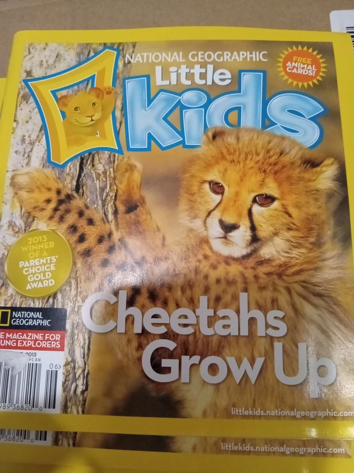 National geographic little kids,cheetahs grow up may/june 2013 - Image 1 of 1