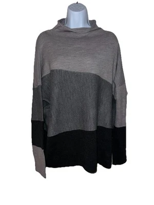 Suéter FRENCH CONNECTION Gris Color Block Mujer Talla Grande Foto 1 de 4