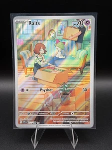 Pokemon TCG - Ralts - 211/198 Scarlet Violet Base - Illustration Rare Full Art - Picture 1 of 2