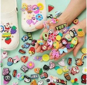 Kids Girls Boys 50 pieces of shoes Charms Lot For Kids New Characters NEW - Picture 1 of 3