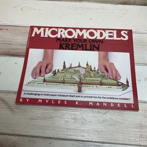MICROMODELS ‘Make Your Own Kremlin’ Card Kit By Myles K. Mandell (1983 Kit) - Picture 1 of 4