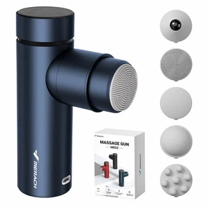 MERACH Mini Massage Gun with 8mm Amplitude, Percussion Massage Tools with 5 Mass - Picture 1 of 7