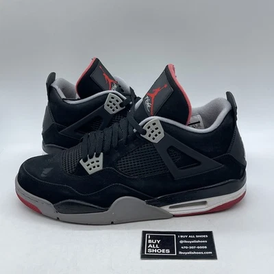 Talla 14 - Air Jordan 4 Retro Bred Lanzamiento 2012 (308497-089) Foto 1 de 4