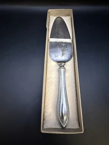 Vintage Community Plate Silverplate Pie Cake Server with Original Box Oneida - Picture 1 of 5