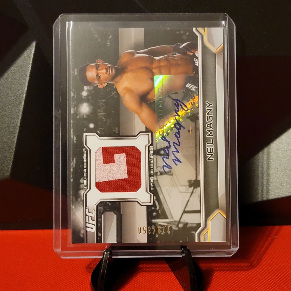 Neil Magny - 2016 Topps UFC Knockout Autographed Relics - #KAR-NN /350 Auto - Image 1 of 1