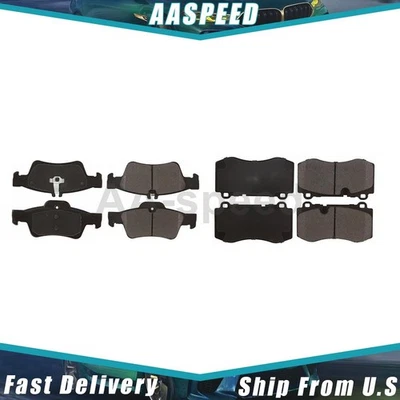 Pastillas de freno delanteras traseras para Mercedes-Benz S550 5,5 L 2011 2010 2009 2008 2007 Foto 1 de 4