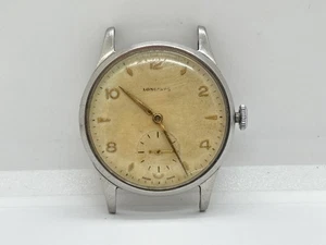 Vintage Longines 17 jewel 12.68Z Wristwatch Baume Denisteel Watch Case - working - Picture 1 of 17