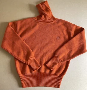Suéter tejido cuello redondo mezcla lana anagrama Loewe, naranja, talla mediana - Imagen 1 de 6