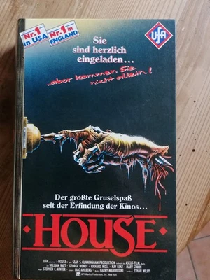 VHS RARITÄT: HOUSE 1 (1986) mit William Katt  uncut  UFA HARTBOX - Bild 1 von 4