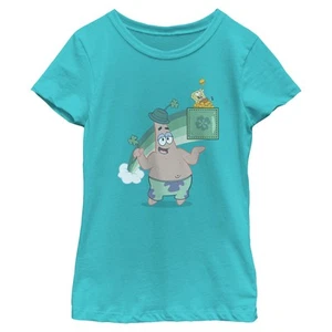 Girl's SpongeBob SquarePants St. Patrick's Day Rainbow Duo T-Shirt - Picture 1 of 4