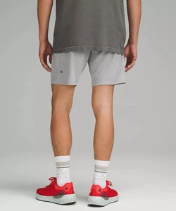 Lululemon Men Large Pace Breaker Linerless Short 9" Silver Drop Beige - Picture 1 of 8