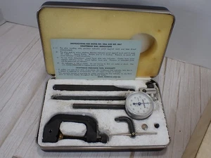 Craftsman 9-3866 Dial Indicator Thickness Gauge Set w/Pivot Arm Clamp - ACCURATE - Bild 1 von 9