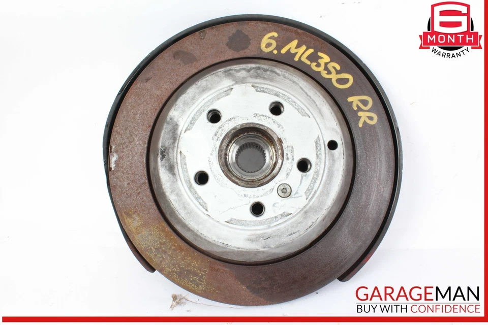 06-12 梅赛德斯 W164 ML350 右后主轴指关节轮毂带转子盘原始设备制造商 — 第 1/4 张图片