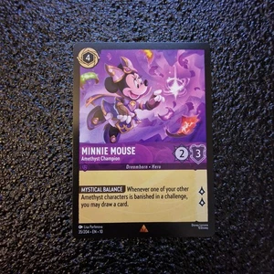 Campeón Amatista Minnie Mouse - 35/204 - Raro - Disney Lorcana - Imagen 1 de 2