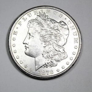 1878-CC Carson City Morgan Silver Dollar, Sharp Unc Det. - Picture 1 of 2