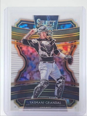 YASMANI GRANDAL 2020 SELECT BASEBALL WHITE PRIZM CHICAGO /50 Q0333 - Image 1 of 2