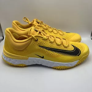 Zapatos de béisbol Nike Alpha Huarache Elite 4 césped amarillos DC6964-707 para hombre talla 13” - Imagen 1 de 6