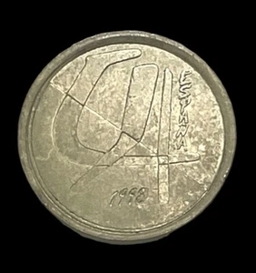 1998 Spain 5 Pesetas Spanish Coin Juan Carlos I KM833 - Picture 1 of 10