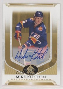 2020-21 SP Signature Edition Legends Gold Spectrum Foil Mike Kitchen #226 Auto