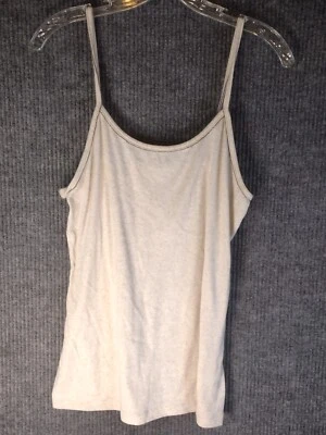 Mossimo Tank Top Junior's Size XXL Beige Spaghetti Strap Pullover - Image 1 of 4
