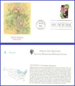 USA5 #2657 U/A FLEETWOOD FDC Herb Robert Wildflower - Picture 1 of 1