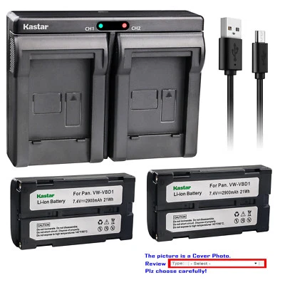 Cargador USB doble de batería Kastar para RCA CC8251 PRO 598 PRO 698H PRO 742 BDC-70 Foto 1 de 4