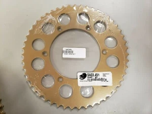 51 Tooth Rear Steel Sprocket Suz 80-08 RM125/250 07-25 RMZ250/450 VAZ# SA03.451 - Picture 1 of 1