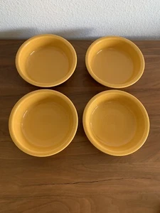 Fiesta 4er Set Ringelblume nicht mehr produziert 7" Müslischalen 19 Unzen Fiestaware Versand KOSTENLOS - Bild 1 von 8