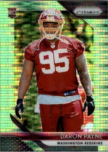 Panini Prizm Prizms 2018 Pulsar verde neón #245 Daron Payne - casi nuevo-como nuevo - Imagen 1 de 2